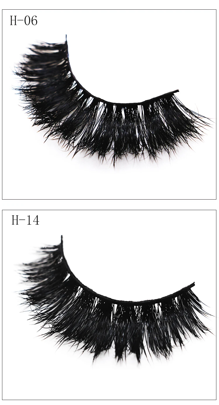 7pairs 3D Thick Mink Eyelashes Fake Lashes Long Makeup Mink Lashes Eyelash Extension False Eyelashes Mixed model