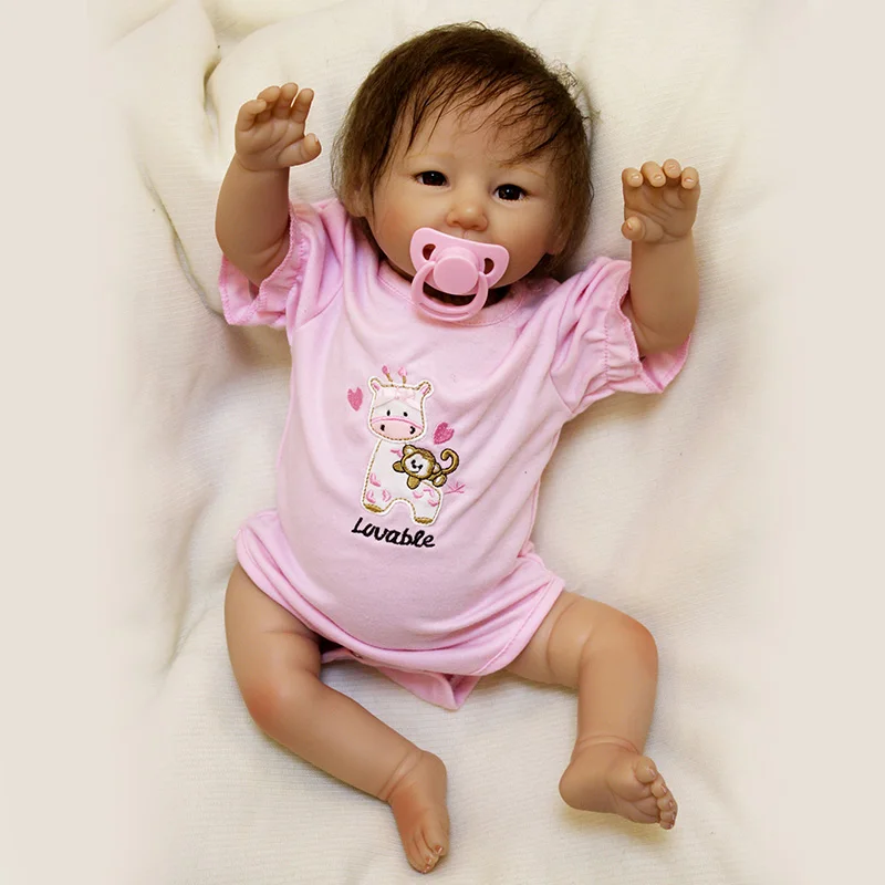 OtardBebe Reborn куклы игрушки Bonecas 20 дюймов Мягкий силиконовый винил Reborn baby Doll реалистичные Новорожденные куклы игрушки для детей