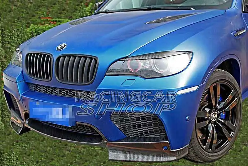 AK Style REAL CARBON FIBER FRONT LIP SPOILER SPLITTER for BMW E70 E71 X5M X6M