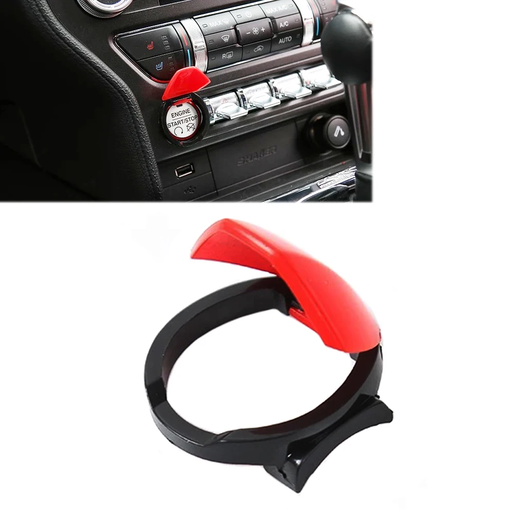 New Red Black Car Engine Start Stop Abs Push Button Switch Start