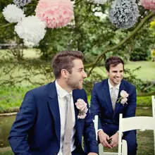 Мужские темно-синие костюмы с отворотом, мужские шаферы Custome Homme, модный парадный смокинг, Блейзер, мужской костюм высокого качества(пиджак+ брюки+ галстук