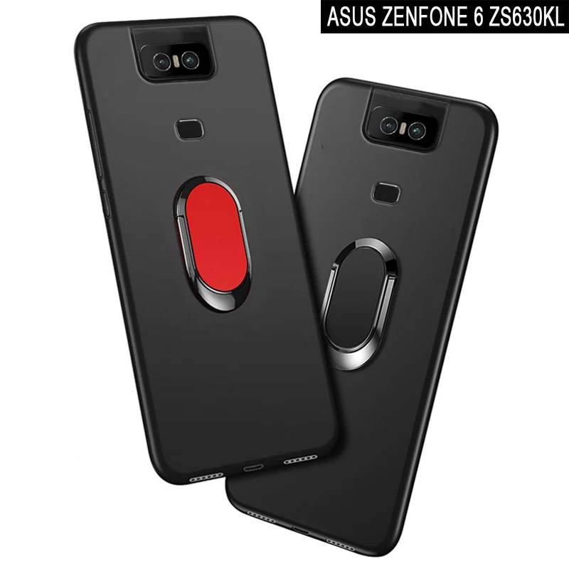 sfor Asus ZS630KL Cover for Asus ZenFone 6 ZS630KL Case luxury I01WD 6.4" Soft Black Silicone Funda for Asus ZS630 KL Cases