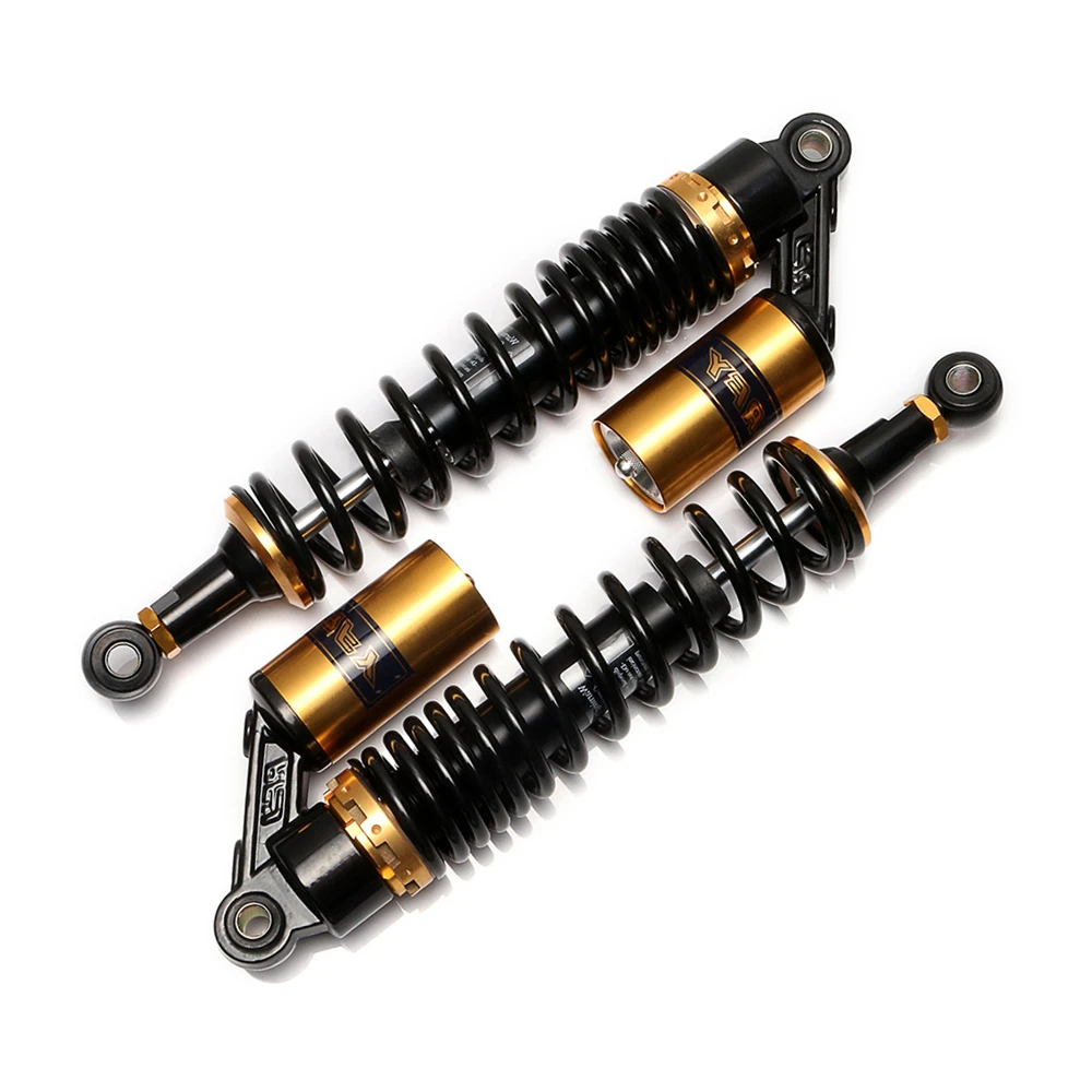 

Universal 15" 380mm Motorcycle Air Shock Absorber Rear Suspension For Yamaha Motor Scooter ATV Quad Gold&Black D15