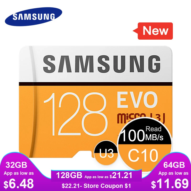 SAMSUNG Micro SD Memory Card 16GB 32G 64G 128G 256 MicroSD Cards SDHC