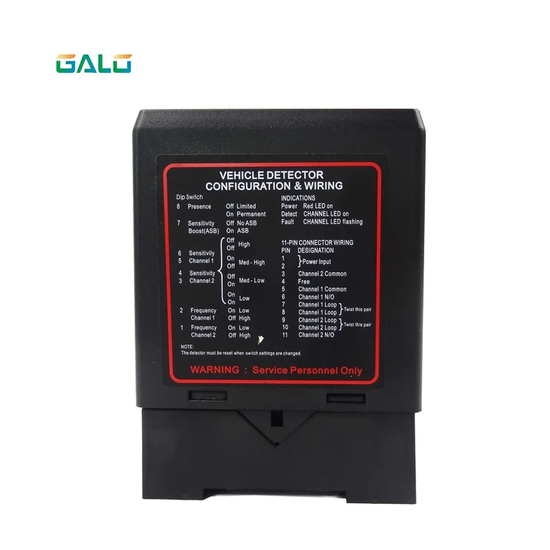 

PD232 dual channel inductive vehicle loop detector sensor for mightymule FAAC BFT motor Barrier Gate car parking system