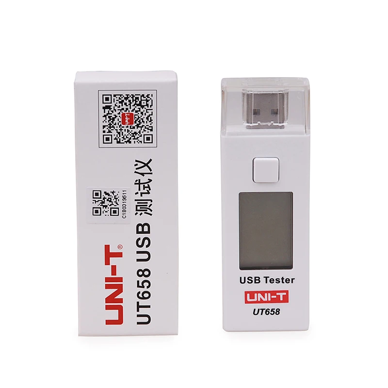 UNI-T UT658 UT658B USB Tester Voltmeter Ammeter Digital LCD Voltage Monitor Current Meter Capacity 9V 3A Backlight US | Инструменты