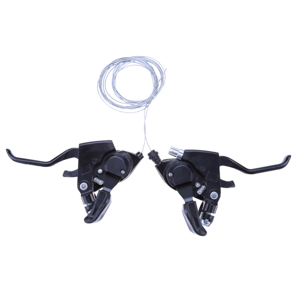 21 Speed Bicycle Shifter Brake Conjoined Black Derailleurs Mountain