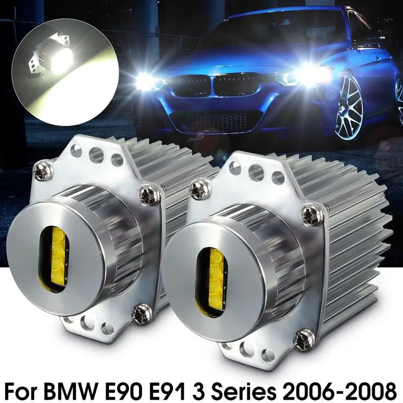 1 пара 80 Вт светодиодный автомобильный Ангел глаз маркер Halo Светильник проектор противотуманный светильник s комплект для BMW 3 серии E90 E91 LCI 2008-2011