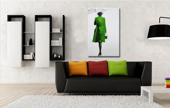

New Arrival! Hotselling 100% Handmade Abstract Woman Oil Painting On Canvas Wall Art Pictures Living Room Home Decor