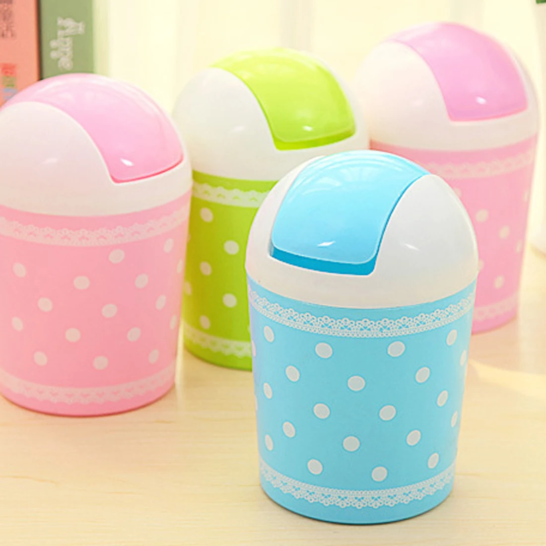 

Home Office Sundries Organizer Mini Waste Bin Desktop Garbage Basket Home Table Trash Can Homeware Dustbin Container