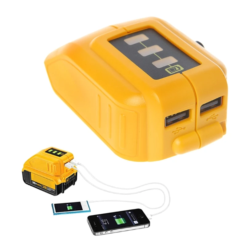 

DCB091 Li-on Battery USB Charging Converter 12V DC Output Heated Jackets Adapter