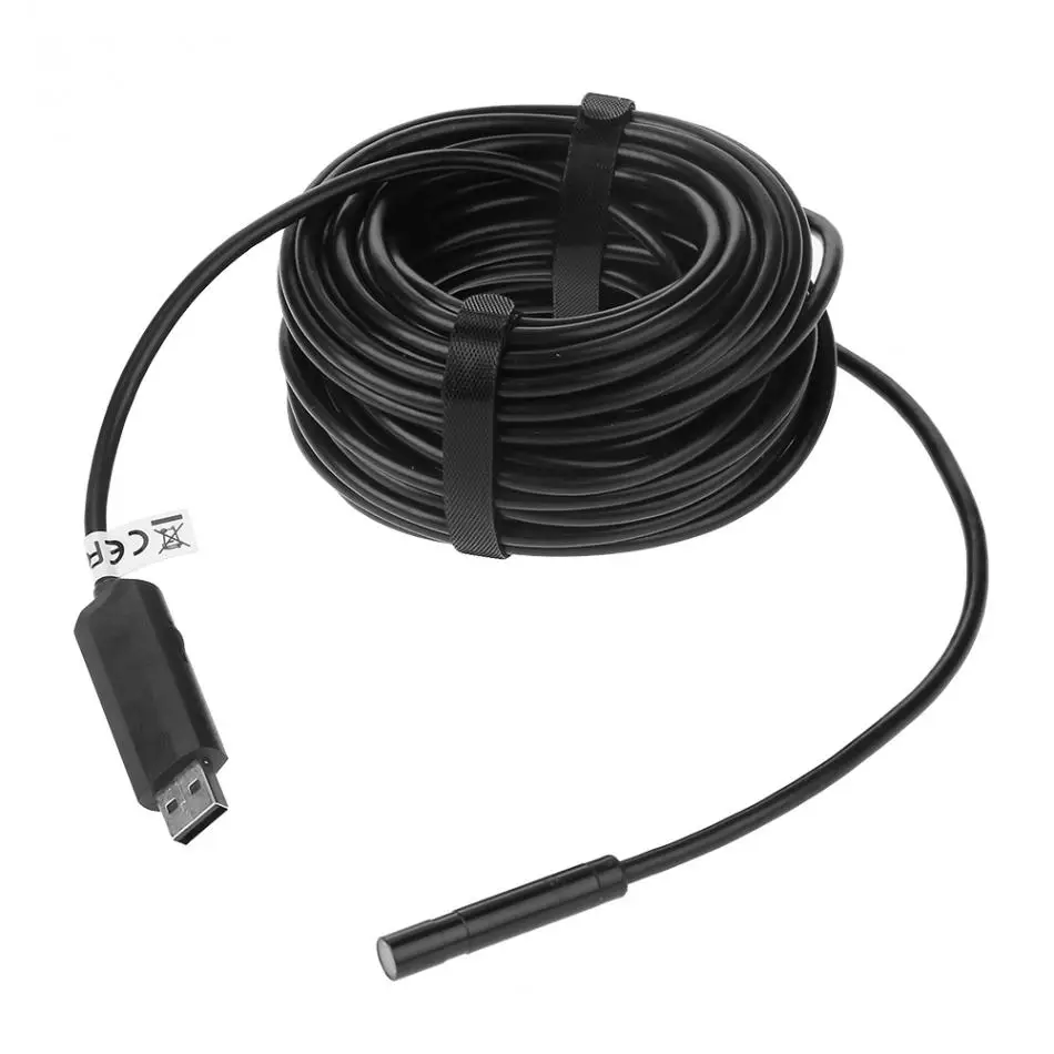 1200P беспроводной WiFi эндоскоп черный 15 метров USB эндоскоп с 2 мегапиксельной водонепроницаемой камерой для осмотра труб автомобиля
