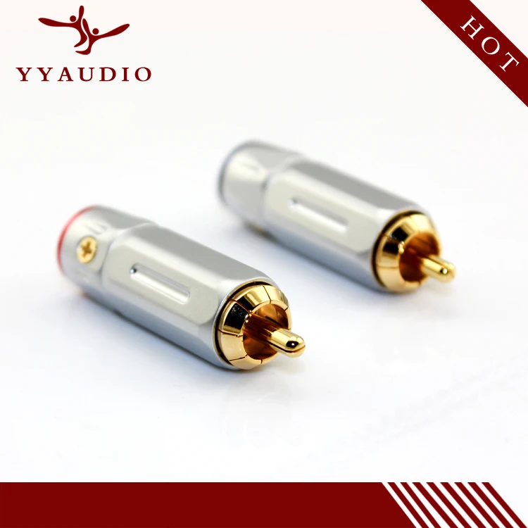 YYAUDIO США Liton Чистая медь позолоченный RCA адаптер 4 шт.|adapter us|us adapteradapter rca |