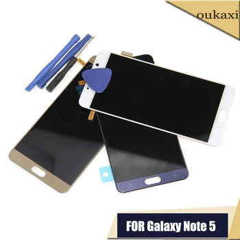 

Super Amoled Display For Samsung Galaxy Note5 N920T N920A N920I N920G LCD Touch Screen Digitizer Assembly Free Tool