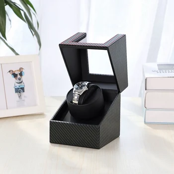 

Electric Watch Winder Box Quiet Self Winding Automatic Mechanical Watches Holder Storage Container Organizer Case Gift