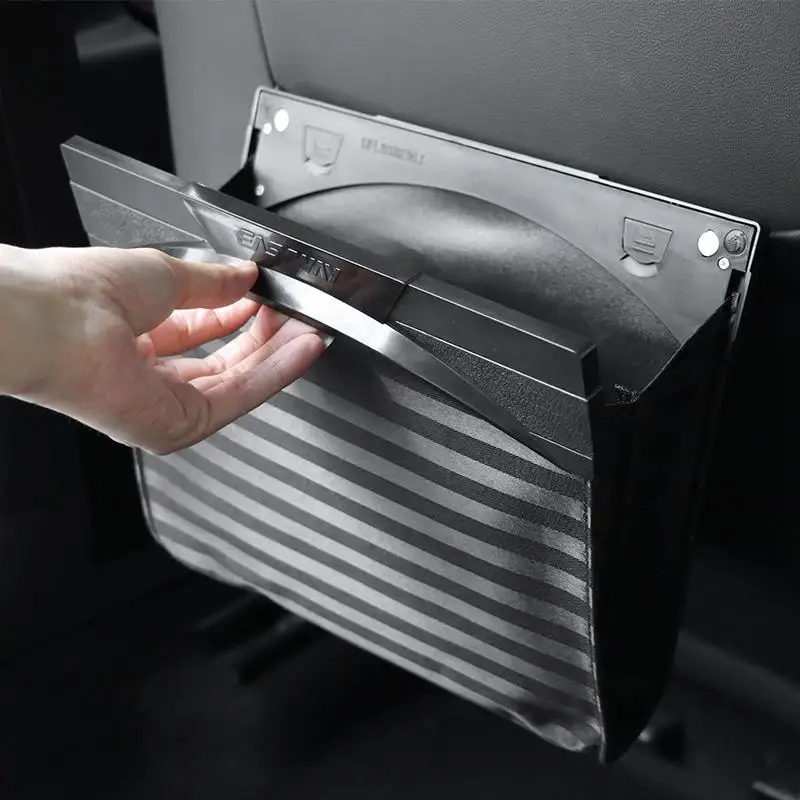 

Creative Magnetic Folding Design Car Styling Organizer Seat Back Hanging Storage Bag Universal Multifunctional Rubbish Dustbin