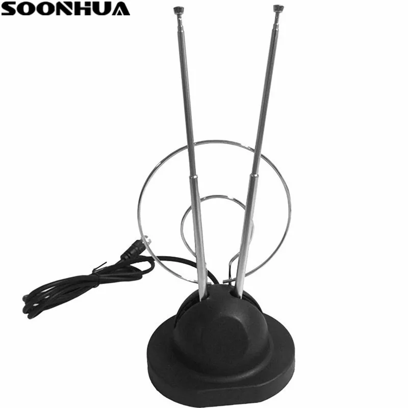 

SOONHUA 30 Miles Indoor 4K HD Digital TV Antenna Freeview HDTV Antenna Aerial Booster Satellite Receiver For DVB-T HDTV Box