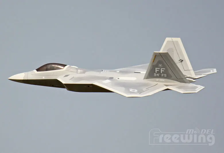 Freewing электрический rc jet F-22 Raptor самолет 90 мм edf самолет 6s или 8s PNP или комплект+ сервопривод выдвижной самолет/радиоуправляемая модель для хобби