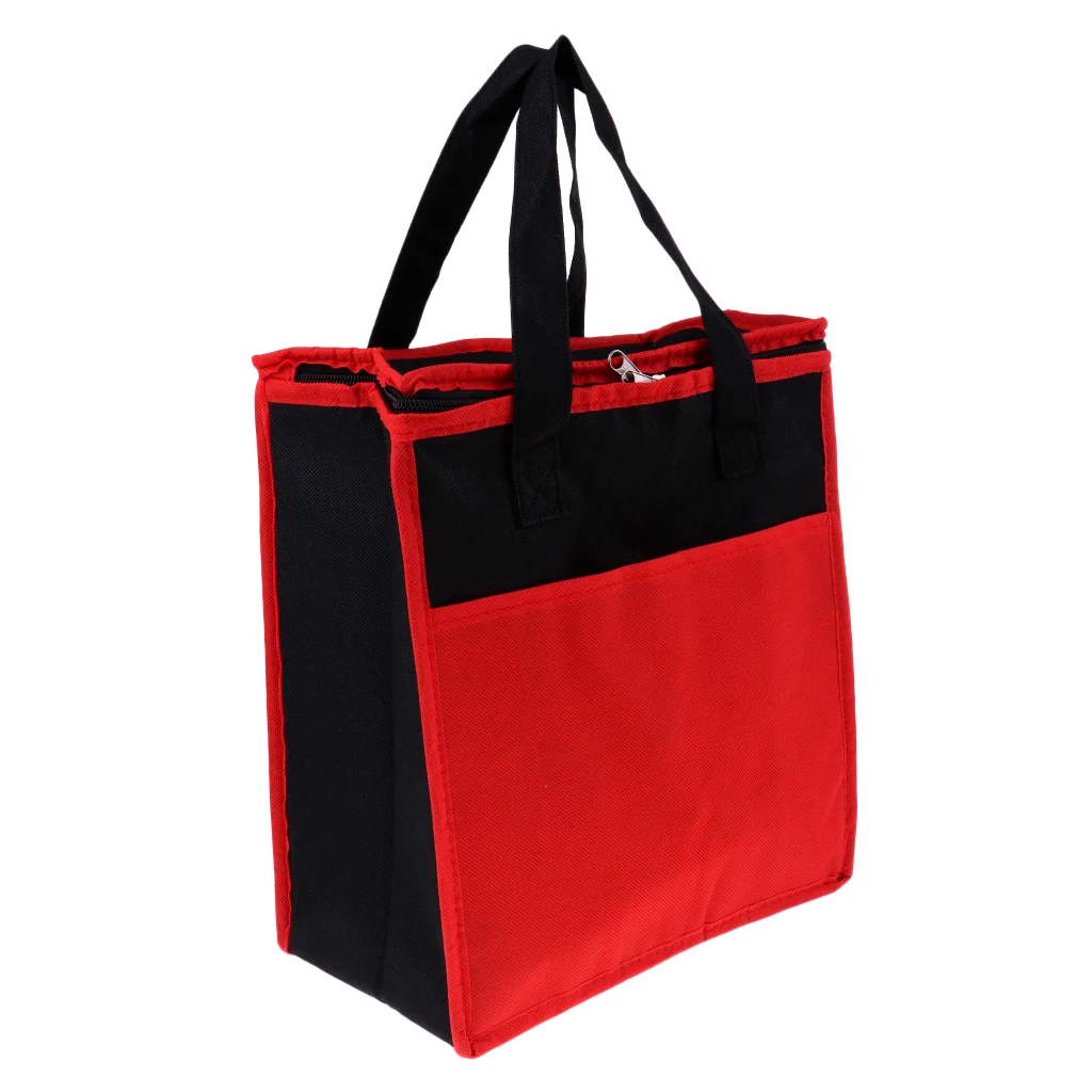 1 Piece Portable Lunch Bag Insulated Cooler Bag Food Picnic Tote Bag Pouch