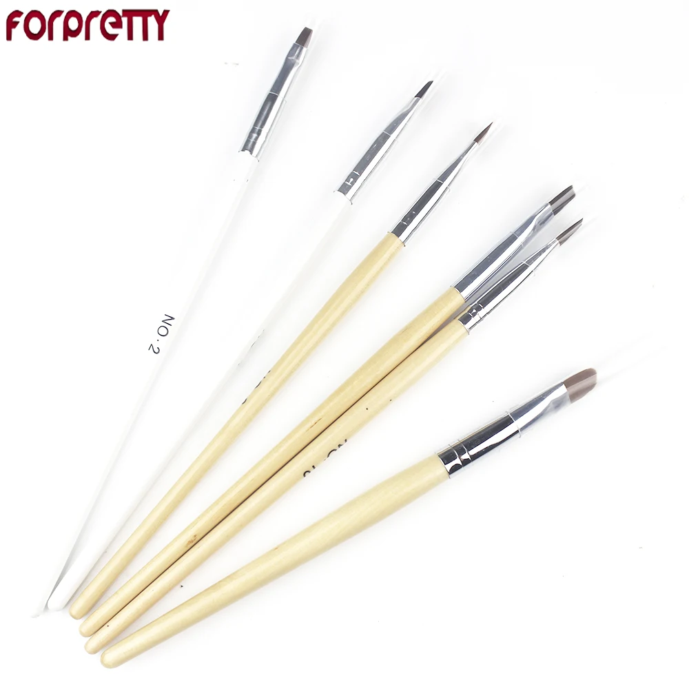 Unghie Artistiche Strumenti Pennello Pendientes Del Progettista Pincel De Unha Forpretty Uv Bulider Gel Polish Pen Pinceis Unghie Pinceau Para Pintura