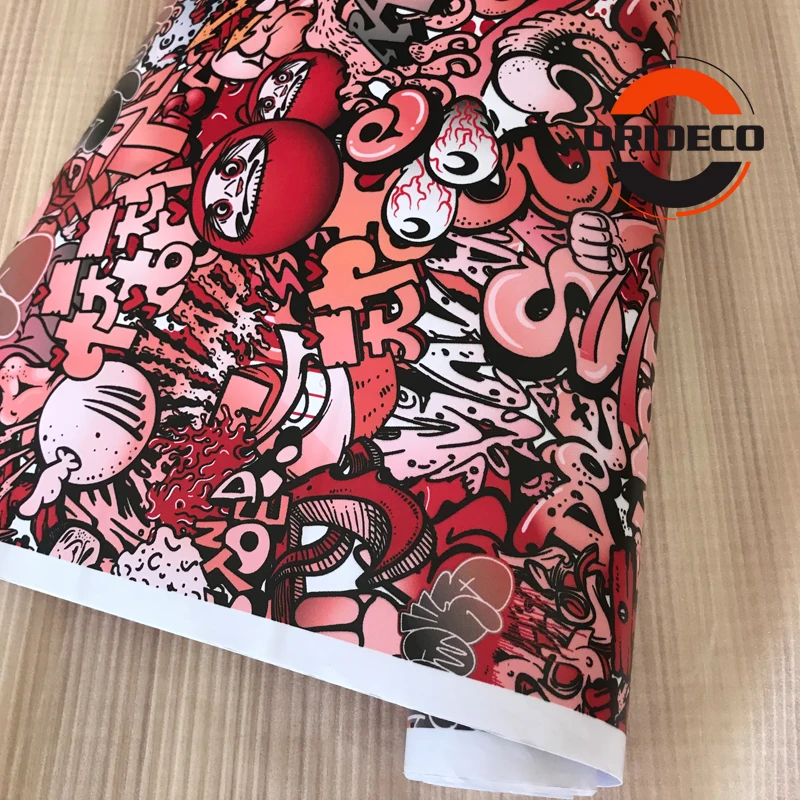 Cute cartoon skull sticker bomb vinyl sticker 9