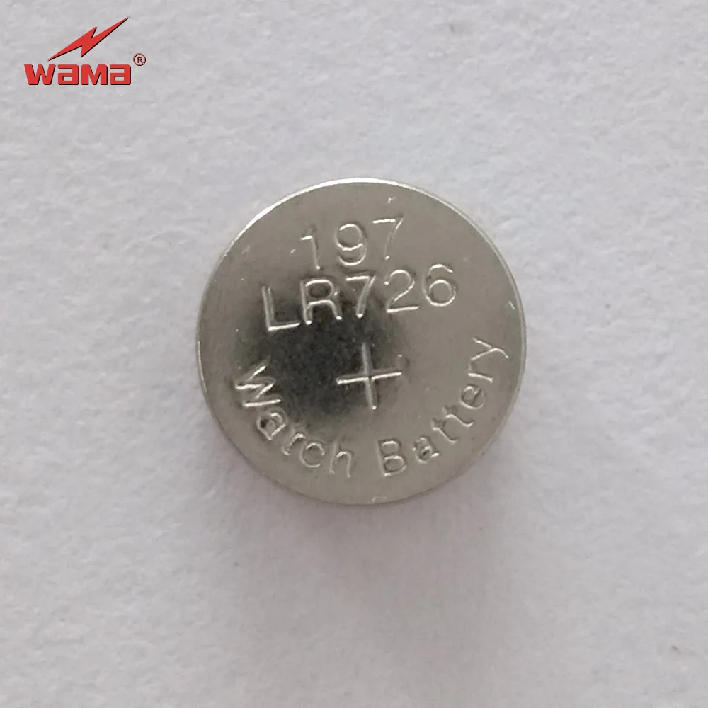 40 шт./4 упаковки Wama AG2 1,5 В щелочные батарейки для монет 397 396 LR726 LR59 SR726 Одноразовые Новые