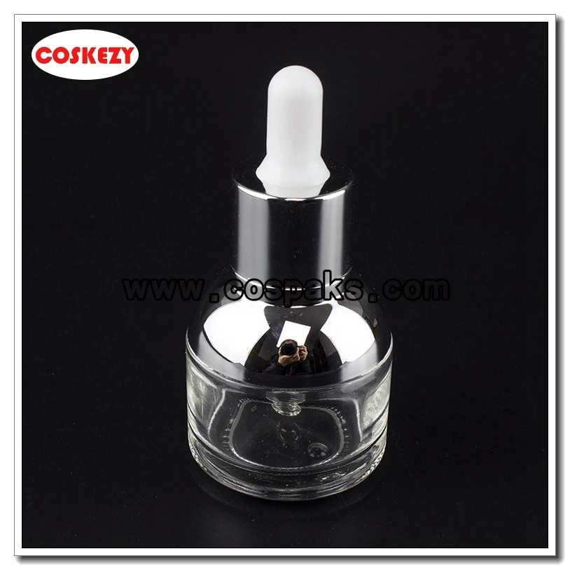 Volume da Gota Conta-gotas de Vidro Decorativo para Óleos Frasco Conta-gotas Frascos 1 Onça Claro Essenciais 100 Pcs 30 ml 4 100 pcs 30 ml frasco conta-gotas volume