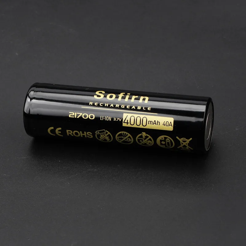 Sofirn 21700 аккумулятор 4000mah литий-ионная аккумуляторная батарея 40A 3,7 V 21700 аккумуляторные батареи