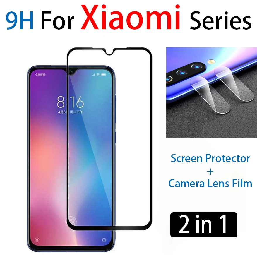 2 в 1 mi 9 объектив для камеры закаленное стекло на Xiaomi SE протектор экрана Xao 9se 8 8se