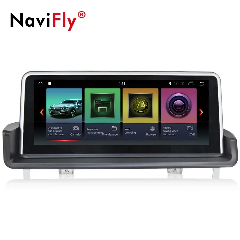 NaviFly 10,2" ips экран 2 Гб ОЗУ 32 Гб ПЗУ Android 7,1 Автомагнитола мультимедийная палер для BMW 3 серии E90 E91 E92 E93 gps wifi BT