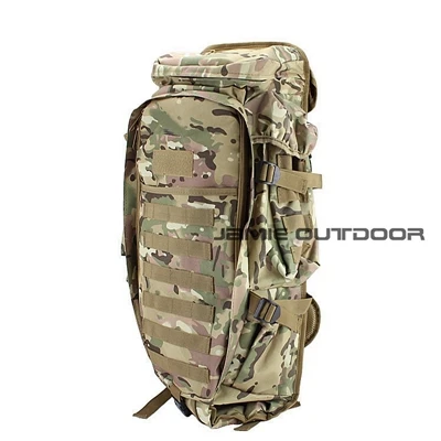 Многофункциональный Военный Тактический ружейный рюкзак, прочный нейлоновый износостойкий рюкзак для спорта на открытом воздухе, походный рюкзак 60L Molle, сумка для тренировок на открытом воздухе - Цвет: Красный цвет
