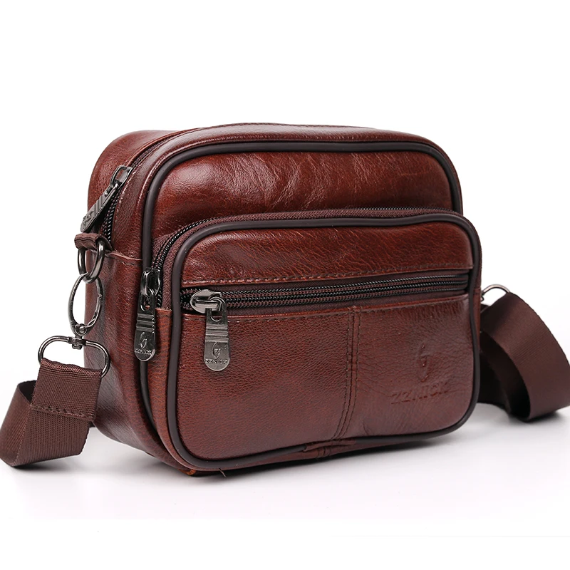 Elunico пояса из натуральной кожи Сумки Винтаж Для Мужчин's Crossbody сумка курьерские