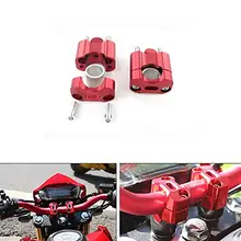 Руль мотоцикла стояки Универсальный руль мотоцикла стояки для 7/" 22 мм 11/8" 28 мм алюминиевый сплав прочный зажим