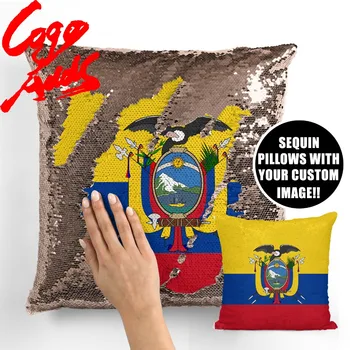 

Ecuador decorative throw pillows reversible mermaid sequin pillow case cover dropshipping