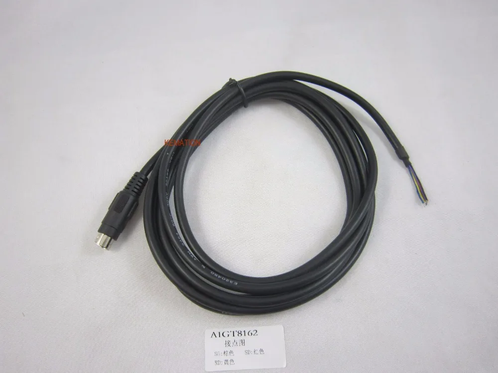 Совместимый кабель PLC AIGT8162 для GT01/GT11 Сенсорная панель ЧМИ мини DIN5PIN bulk 2 м|cable for|cable