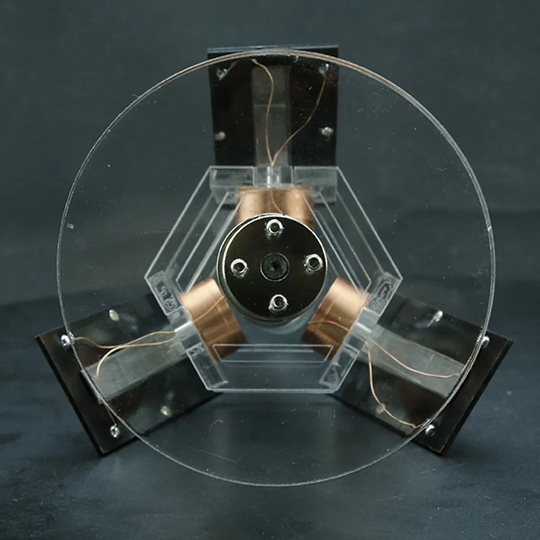 3 боковыми подвеска магнитный подвесной двигатель зал электрическая машина физический модель для эксперимента здания Наборы игрушки для детей и взрослых
