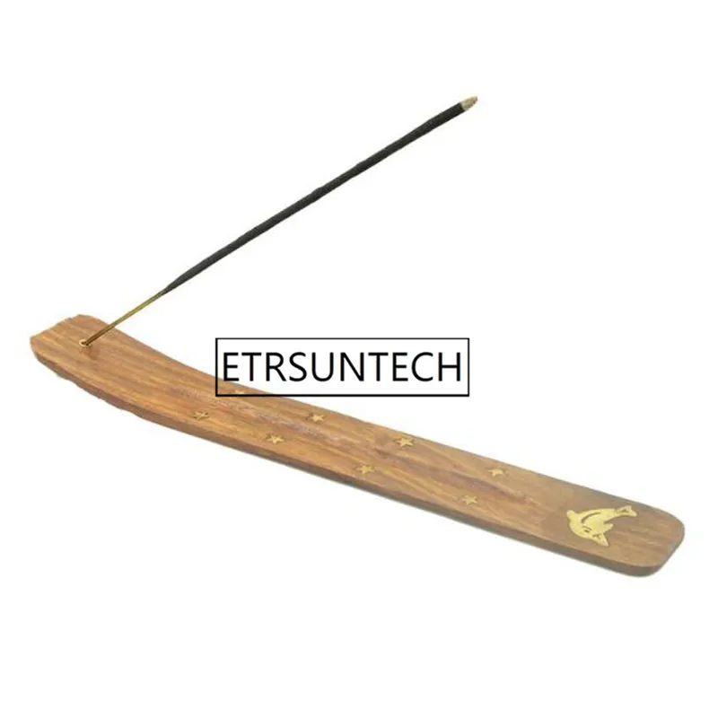 100pcs Wooden Incense Stick Holder Ash Catcher Burner Stand Furniture Protection Base Aromatherapy Plate | Дом и сад