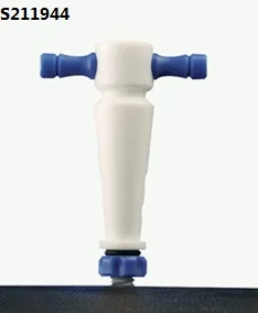 

Stopcock Replacement Plug, 1:5 Teflon, Double Oblique Bore, Plug Size:12.9/44mm, Bore:2mm