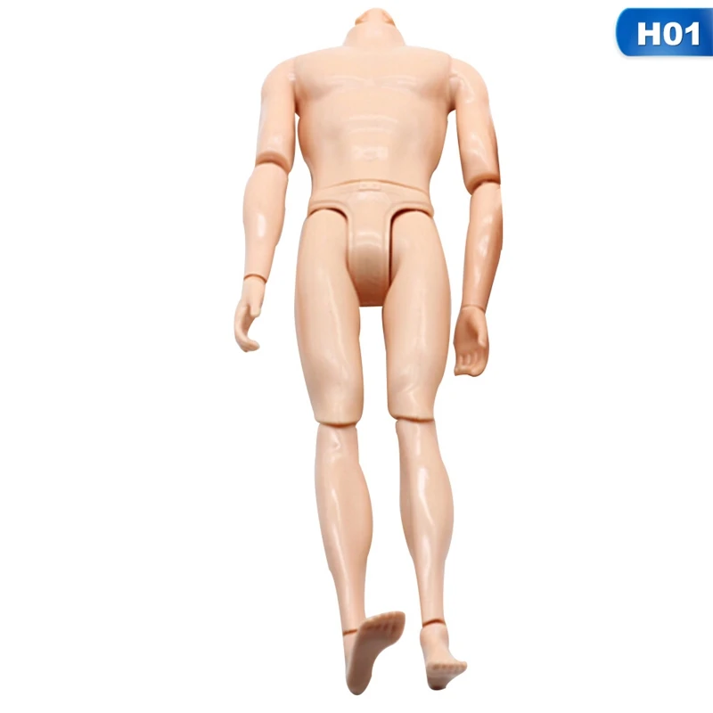 1Pcs 29cm Jointed DIY Doll Body Without Head DIY Movable Nude Naked Doll Body For Doll Toys For Children Gifts - Цвет: H01