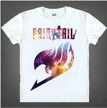 Nuevo Anime Fairy Tail Natsu Dragneel Cosplay Camiseta de Moda T-shirt Tops Camiseta Para Hombres Mujeres