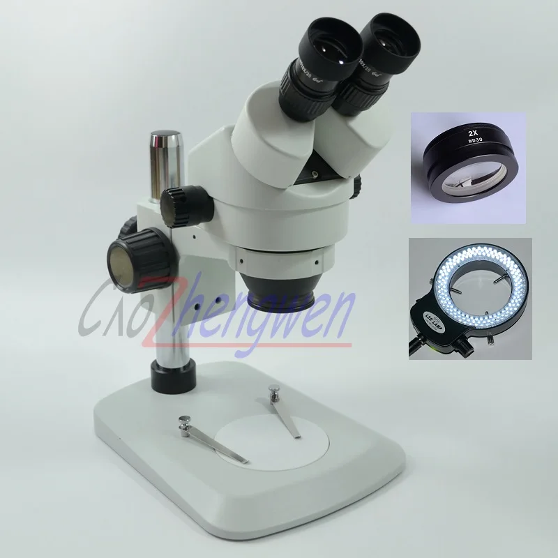 FYSCOPE New Arrive 7X-90X Table Pillar Stand Binocular Stereo Microscope Students Microscope+144pcs led Light цена FYSCOPE New Arrive 7X-90X Table Pillar Stand Binocular Stereo Microscope Students Microscope+144pcs led Light цены онлайн