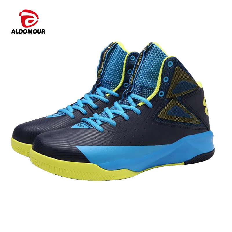 ALDOMOUR Cheap Basketball Shoes Men Bounse Technology Tuff Lace Up
