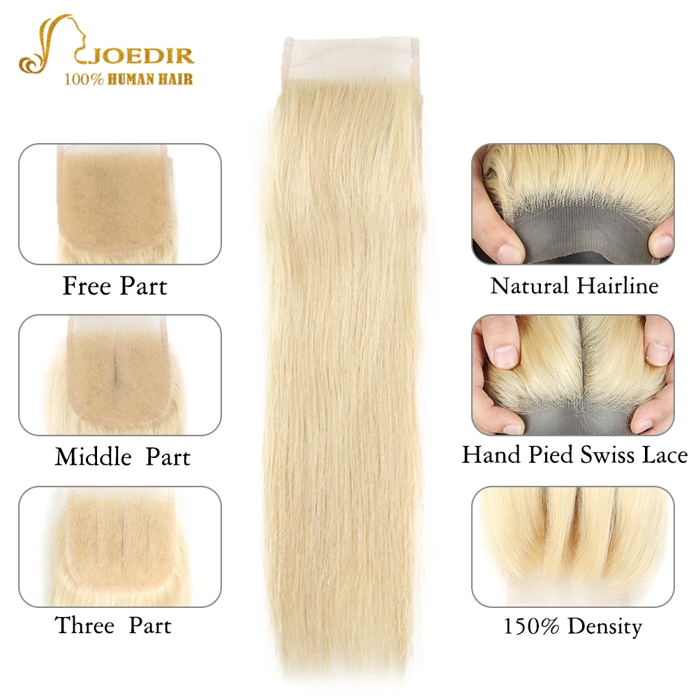 Joedir Hair 613 bundles with closure Brazilian Straight Hair Bundles With Closure Human Hair Weave 3 4 Bundles With Closure Joedir Hair 613 bundles with closure Brazilian Straight Hair Bundles With Closure Human Hair Weave 3 4 Bundles With Closure