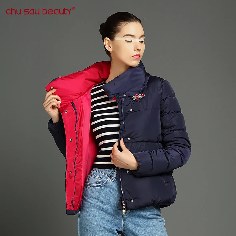 ChuSaubeauty women Fashion Clothing Women Cultivate Morality Warm Plus Size Winter Jacket And Coats Cotton Parkas