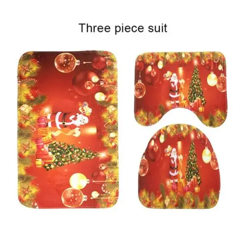 3 шт. Нескользящие коврики для ванной 2 вида|toilet rug set|mat toilettoilet carpet sets |