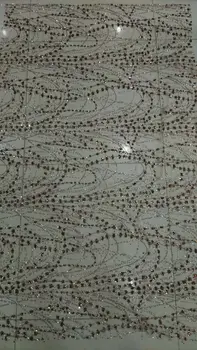 

5yard/lot african glitter lace fabric Cyndi-1010208 embroidered tulle lace with glued glitter for party dress