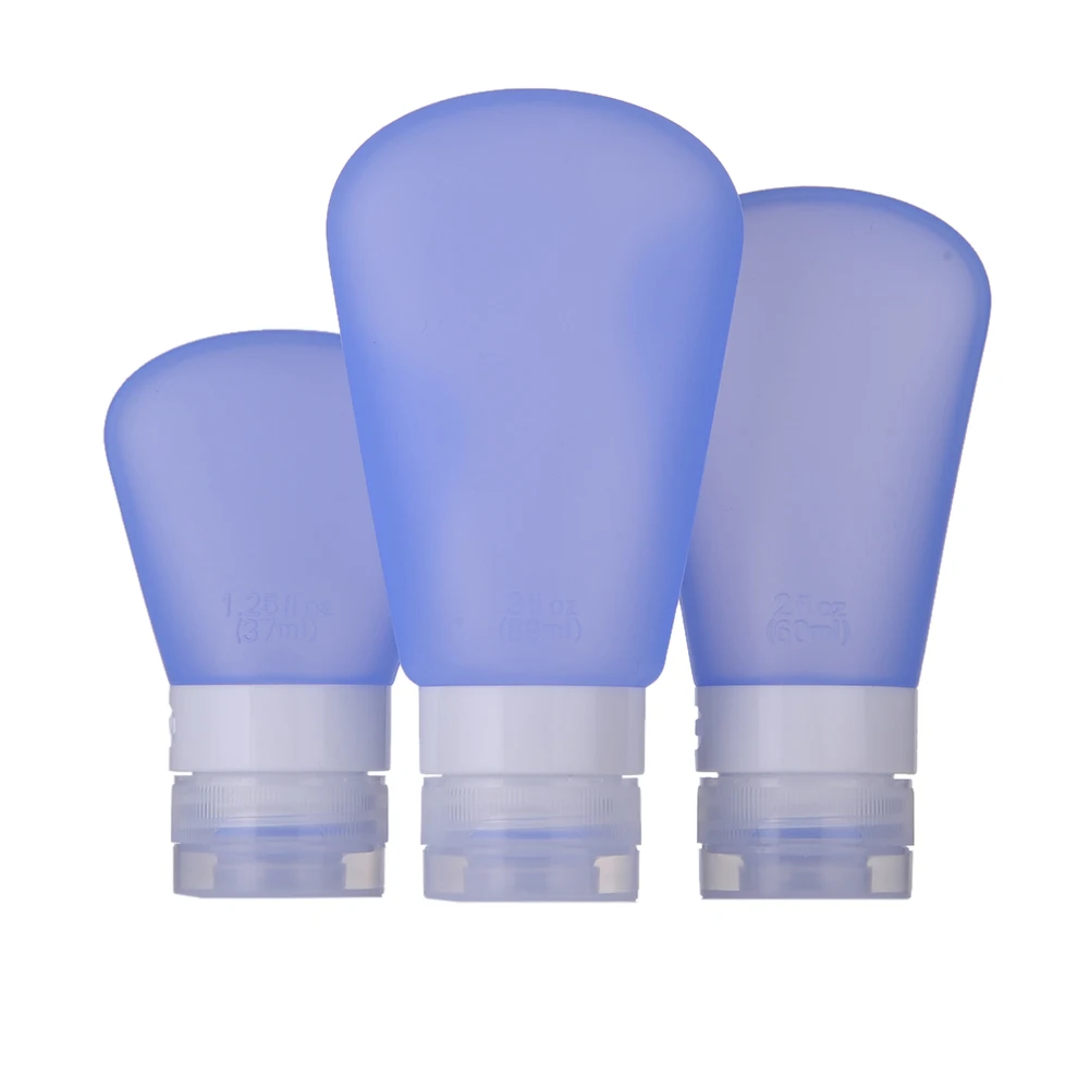 Traveler Portable Silicone Refillable Bottles Packing Lotion Points Shampoo Container Press Bottles#AO