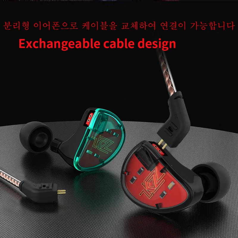 KZ AS10 5BA Drive Unit In Ear Earphone IEM 5 Balanced Armature Detachable Detach 2Pin Cable DJ HIFI Monitor Smartphone Earphone
