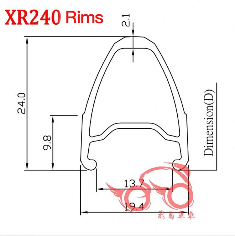 Высококачественный Сверхлегкий обод для велосипеда KINLIN XR240 18/20 дюймов обода