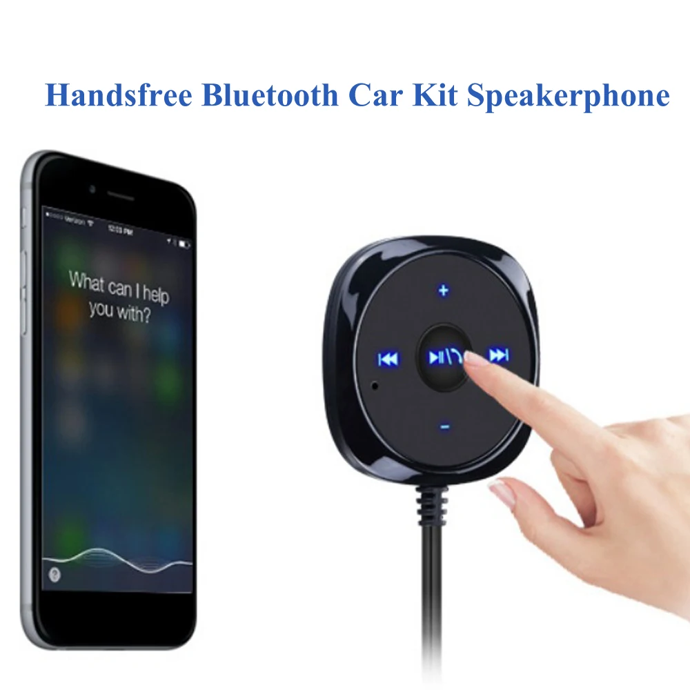 Kebidumei Handsfree Bluetooth автомобильный комплект беспроводной bluetooth 3,5 мм AUX музыкальный приемник комплект с USB Автомобильное зарядное устройство для Iphone Android